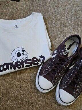 Converse Star Player 76's w/ FREE Matching Converse Shirt.